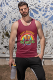 Beer & Sunshine; 100% cotton tank top. Removable tag for comfort