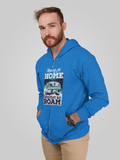 Always at home; Full-zip hoodie sweatshirt